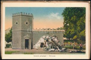 1928 Félixfürdő (Băile Felix, Romania) 10 db színes képet tartalmazó leporelló, 9×14 cm