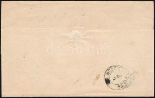 1850.07.05. 6kr HP I. with plate flaws, on domestic cover rare "(CLAUSENBORG)" (Gudlin R!)...