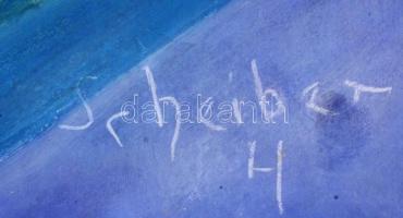 Scheiber H jelzéssel: Hölgy portréja. Vegyes technika, papír. 49,5x39,5 cm