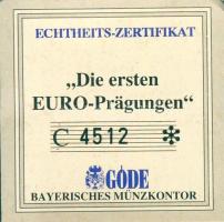 NSZK 1997. 10€ "Európa" T:PP Tanúsítvánnyal!