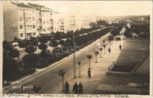 1936 Ankara, Angora; Yeni sehir / street view. photo (EK)