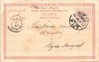 1899 Cairo, Kairo; Le Caire Kafr pres les Pyramides de Sakkarah, Les Pyramides de Gizeh / Saqqara an...