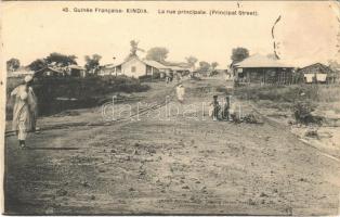 1908 Kindia, La rue principale / Principal Street