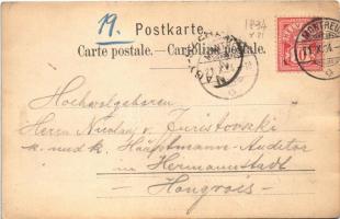 1894 (Vorläufer!!!) Clarens Montreux, Territet-Glion funicular railway, Chillon, Chatelard. Art Nouv...