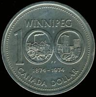 Kanada 1974. 1$ "Winnipeg" T:2