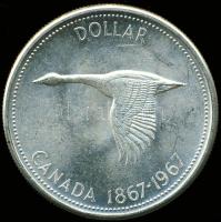 Kanada 1967. 1$ Ag "Centennial" T:2