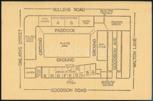 1959 Liverpool, Anglia-Magyarország U23 meccs belépőjegye / 1959 Liverpool, England-Hungary U23 matc...