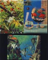 7 db modern 3 dimenziós lap