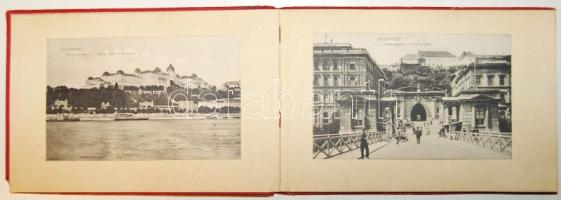 Budapest album 9 db beragasztott képeslappal