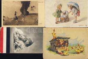 4 db régi gyermek motívum