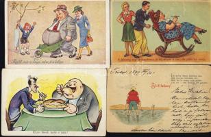 10 db régi humoros lap