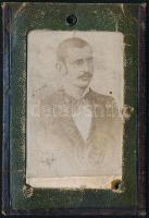 1903 Ős-Budavára fényképes bérletjegy, tokkal