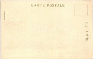 Japanese boy scouts camping on the seashore of Oiso