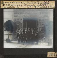 1929 Barcelonai Világkiállításon készült üvegdiák, 69 db üvegdia, köztük magyar vonatkozásúakkal is,...