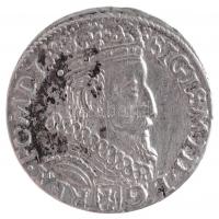 Lengyel Királyság 1605. 3Gr Ag "III. Zsigmond" Krakkó (2,18g) T:1-,2 patina, hullámos lapk...