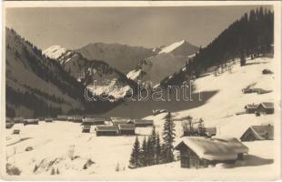 1928 Mittelberg (Vorarlberg), Bödmen / ski resort, winter