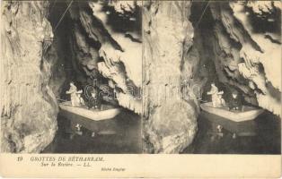Grottes de Bétharram (Saint-Pé-de-Bigorre), Sur la Riviere / cave, interior, boat