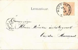 1899 Jókainé Nagy Bella színésznő, Jókai Mór második felesége. Erdélyi cs. és kir. udvari fényképész...