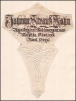 Mathilde Eder (?-?), Karl Engel (1889-1985): Johann Strauss Sohn életéhez kapcsolódó, 9 rézkarcból á...