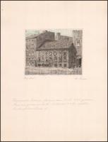 Mathilde Eder (?-?), Karl Engel (1889-1985): Johann Strauss Sohn életéhez kapcsolódó, 9 rézkarcból á...