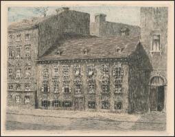 Mathilde Eder (?-?), Karl Engel (1889-1985): Johann Strauss Sohn életéhez kapcsolódó, 9 rézkarcból á...