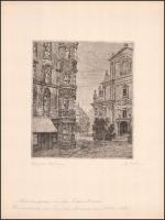 Mathilde Eder (?-?), Karl Engel (1889-1985): Johann Strauss Sohn életéhez kapcsolódó, 9 rézkarcból á...