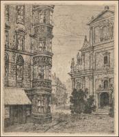 Mathilde Eder (?-?), Karl Engel (1889-1985): Johann Strauss Sohn életéhez kapcsolódó, 9 rézkarcból á...