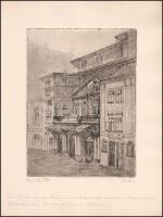 Mathilde Eder (?-?), Karl Engel (1889-1985): Johann Strauss Sohn életéhez kapcsolódó, 9 rézkarcból á...