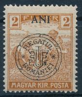 1919 Arató 2f lemezhibával / plate variety. Signed: Bodor