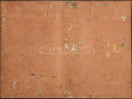 Gyelmis Lukácsné Fehér Etelka (1921-): Beli táj (? Jugoszlávia), 1979. Olaj, farost, jelzett a hátol...