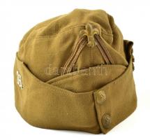 Háború előtti cserkész tiszti tábori sapka és derékszíj / Pre-war boy scout officer hat and belt