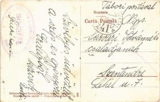 Székelykeresztúr, Kristur, Cristuru Secuiesc; I. Ferdinand király utca / street (fl) + "M. kir....