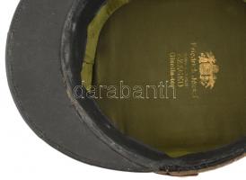 cca 1900-1915 K.u.K. katonai tiszti sapka, bélésén Friedrich József Egyenruházati Intézete, Szeged c...