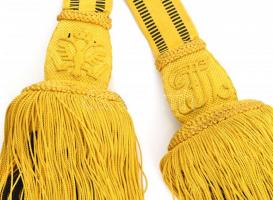 1910-11M k.u.k. tiszti Feldbinde tiszti egyenruha szíj / Austro-Hungarian Feldbinde / brocade dress ...