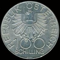 Ausztria 1979. 100Sch Ag "700 éves a Wiener Neustadt-i dóm" T:2