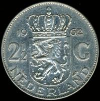 Hollandia 1962. 2 1/2G Ag "Julianna" T:2/3
