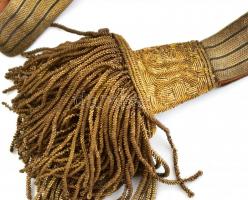 1910-1918 k.u.k. tiszti kardbojt / Austro-Hungarian officer sword knot 50 cm