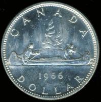 Kanada 1966. 1$ Ag "Kenu" T:2