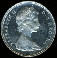 Kanada 1966. 1$ Ag "Kenu" T:2