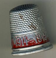 1915. Ajándék gyűszű "Aranyat vasért"