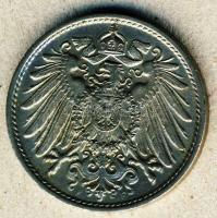 Német Birodalom/Császárság 1874A 1Pf T:3+ + 2Pf T:2-/3+ + 1875A 1Pf T:2-/3+ + 1893A 1Pf T:2 + 1898A ...