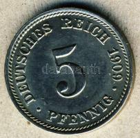 Német Birodalom/Császárság 1874A 1Pf T:3+ + 2Pf T:2-/3+ + 1875A 1Pf T:2-/3+ + 1893A 1Pf T:2 + 1898A ...