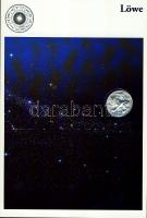 NSZK DN "Oroszlán csillagjegy" Ag emlékérem 1oz (31,103g) díszlapon T:1