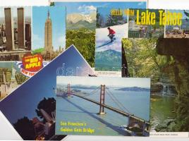 USA: 6 db futott színes lap