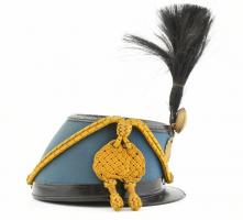 1887 M huszár legénységi csákó, K.u.K. 10. Frigyes Vilmos huszárezred (fehérvári huszárok, Székesfeh...