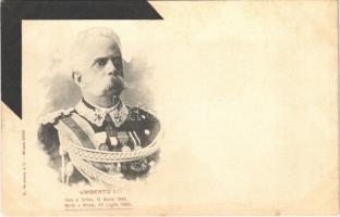 Umberto I of Italy. Morto a Monza 29 Luglio 1900 / obituary card