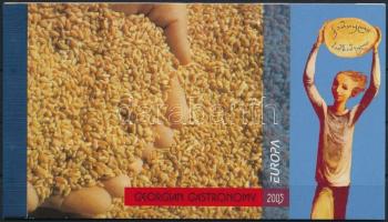2005 Europa CEPT Gasztronómia bélyegfüzet, Europa CEPT Gastronomy stamp-booklet Mi 482-483