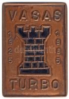 1965. Vasas Turbo 1925-1965 / Kolozsi József egyoldalas Br plakett (42x61mm) T:2,2-