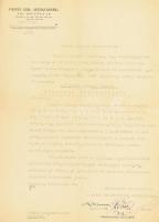 Szántó (Goldstein) Zsigmond elemi iskolai tanító okmányai (rehabilitálás iránti kérelem, iskolai biz...