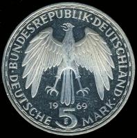 NSZK 1969. 5M Ag "Mercator" T:PP